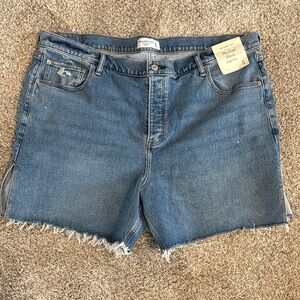 Abercrombie & Fitch 35 Denim Dad Shorts